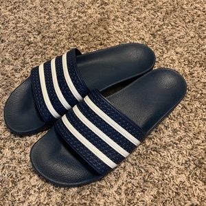 Adidas Adilette Slides - Navy Flip Flops/Sandles